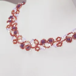 Necklace Rose Gold filled 14K - Arabesque Iola - Necklace Rose Gold filled 14K - Rose Gold filled 14K